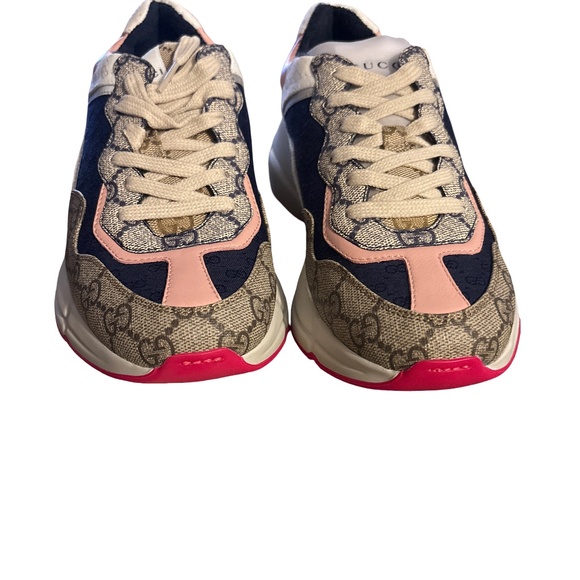 Gucci Women's GG Rhyton Sneaker - Picture 2 of 6